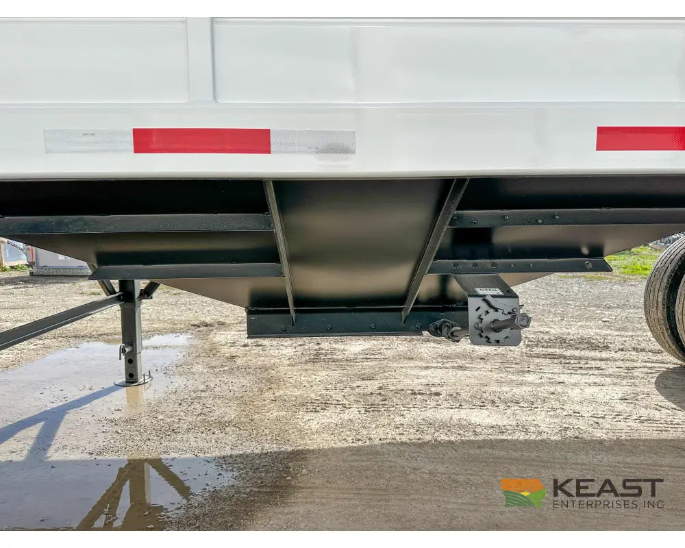 Demco 24’ Hopper Bottom Grain Trailer - 740 Bushel Heaped Capacity Roll Tarp Grain Trailers