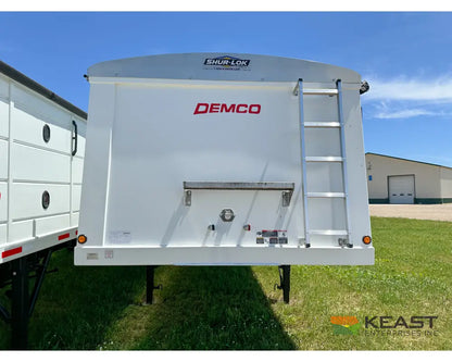 Demco 28’ Hopper Bottom Grain Trailer 765 Bushel Heaped Capacity Roll Tarp Grain Trailers