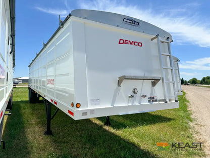 Demco 36’ Hopper Bottom Grain Trailer - 1,020 Bushel Heaped Capacity Roll Tarp Grain Trailers