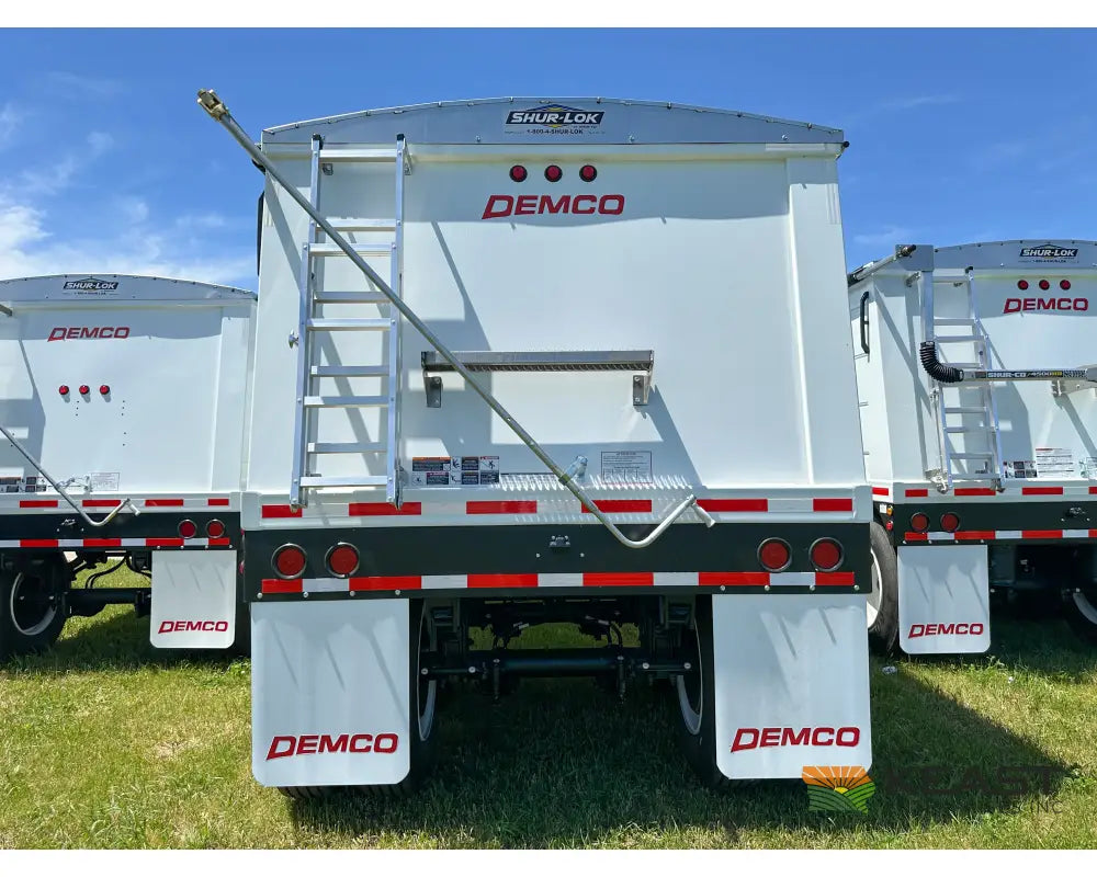 Demco 36’ Hopper Bottom Grain Trailer - 1,020 Bushel Heaped Capacity Roll Tarp Grain Trailers