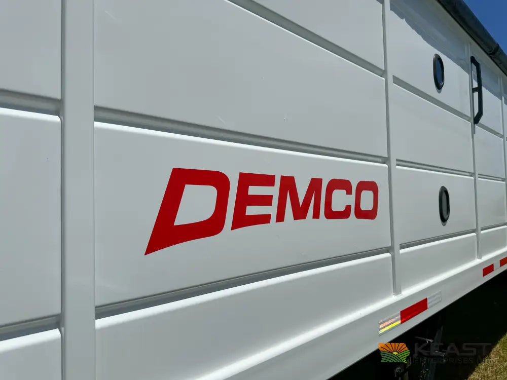 Demco 36’ Hopper Bottom Grain Trailer - 1,020 Bushel Heaped Capacity Roll Tarp Grain Trailers