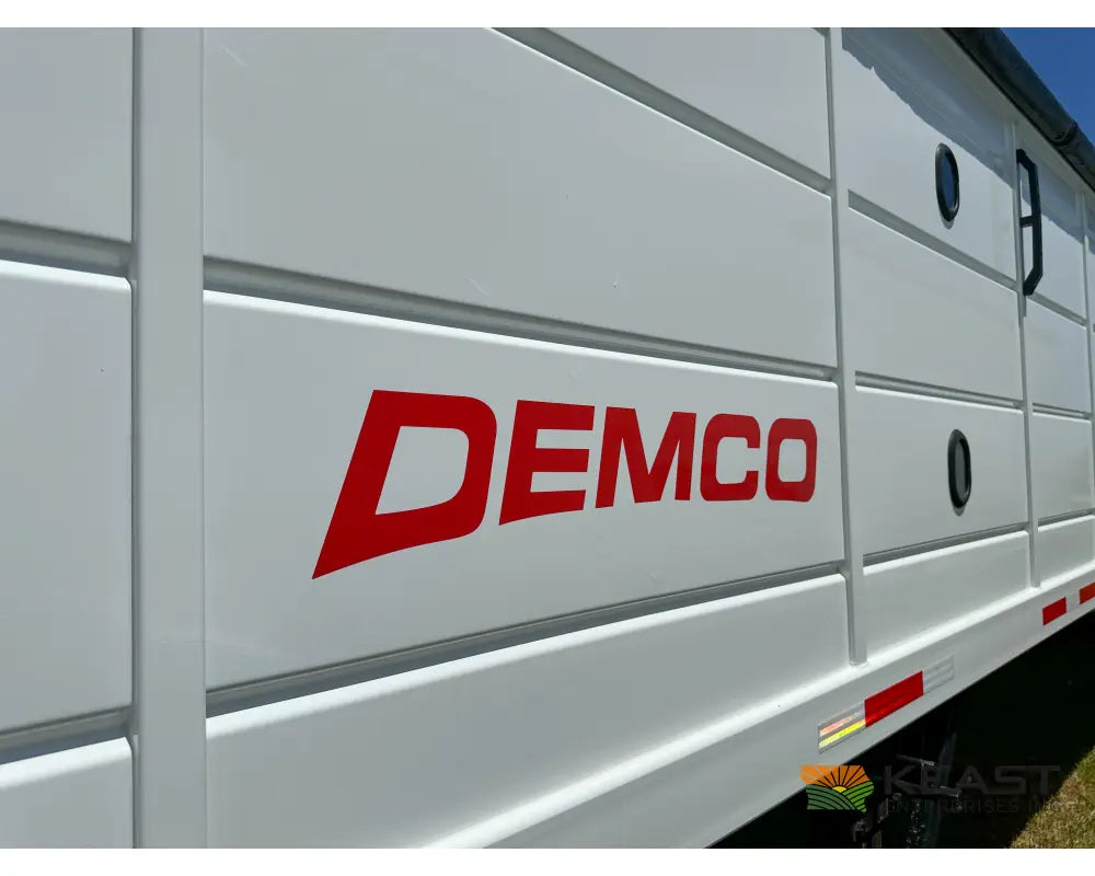 Demco 36’ Hopper Bottom Grain Trailer - 1,020 Bushel Heaped Capacity Roll Tarp Grain Trailers
