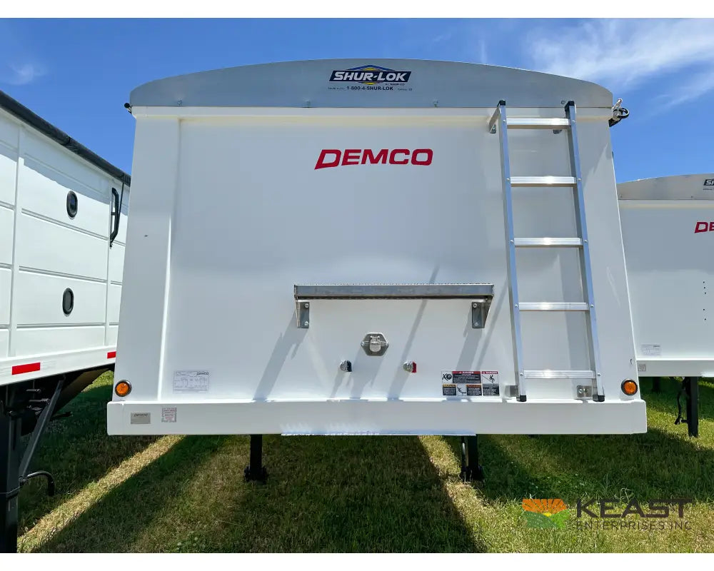 Demco 36’ Hopper Bottom Grain Trailer - 1,020 Bushel Heaped Capacity Roll Tarp Grain Trailers