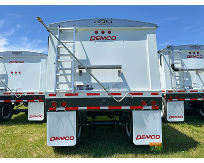 Demco 36’ Hopper Bottom Grain Trailer - 1,020 Bushel Heaped Capacity Roll Tarp Grain Trailers