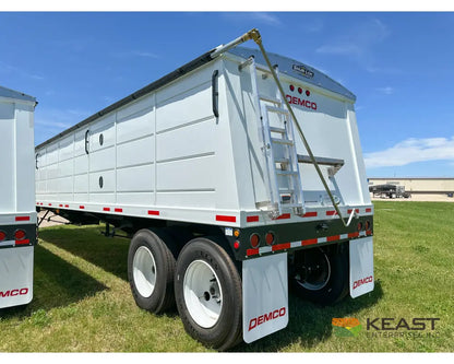 Demco 36’ Hopper Bottom Grain Trailer - 1,020 Bushel Heaped Capacity Roll Tarp Grain Trailers