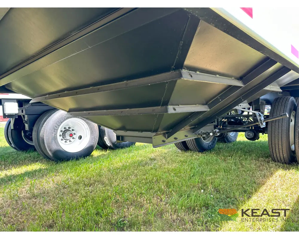 Demco 36’ Hopper Bottom Grain Trailer - 1,020 Bushel Heaped Capacity Roll Tarp Grain Trailers