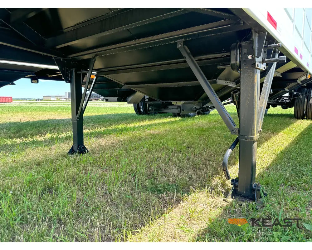 Demco 36’ Hopper Bottom Grain Trailer - 1,020 Bushel Heaped Capacity Roll Tarp Grain Trailers