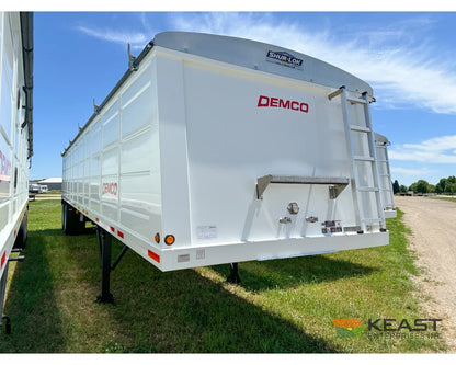 Demco 36’ Hopper Bottom Grain Trailer - 1,020 Bushel Heaped Capacity Roll Tarp Grain Trailers