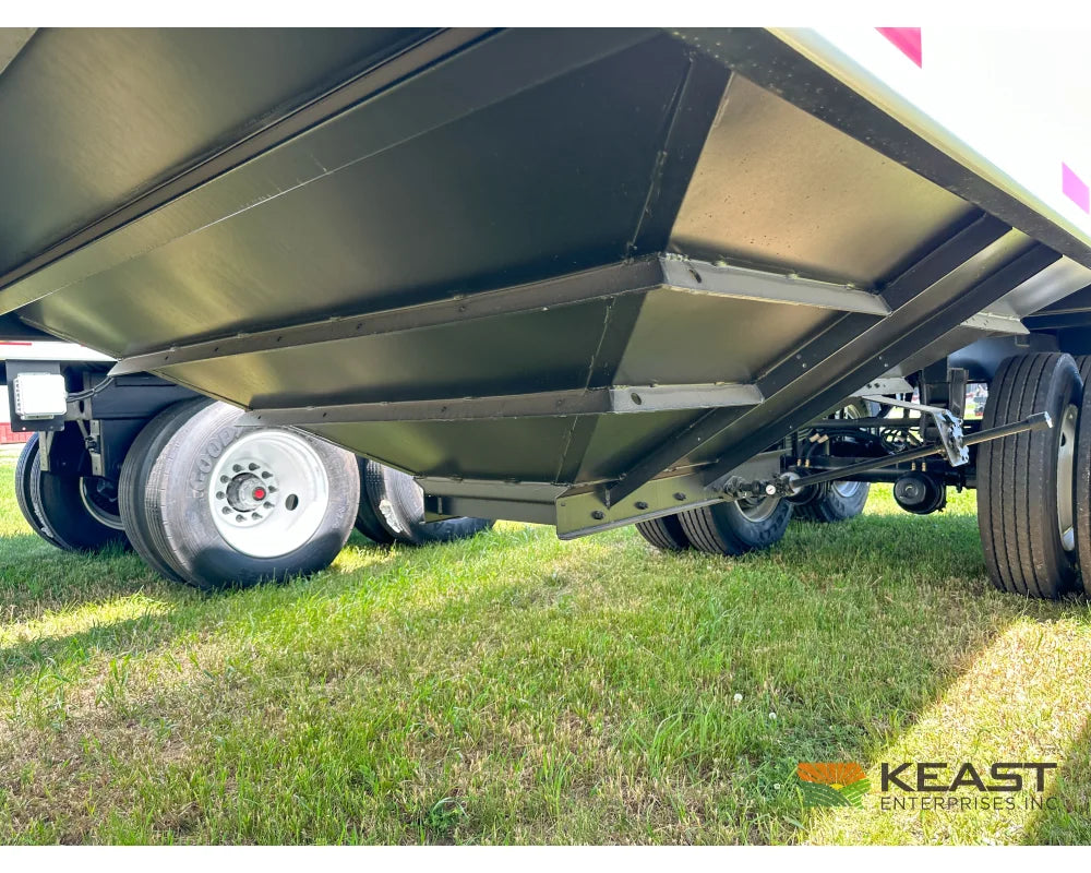 Demco 36’ Hopper Bottom Grain Trailer - 1,020 Bushel Heaped Capacity Roll Tarp Grain Trailers