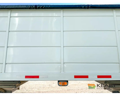 Demco 40’ Hopper Bottom Grain Trailer - 1,130 Bushel Heaped Capacity Roll Tarp Grain Trailers