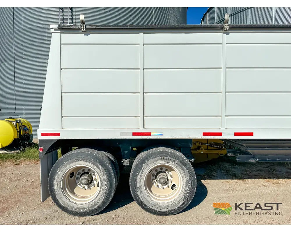 Demco 40’ Hopper Bottom Grain Trailer - 1,130 Bushel Heaped Capacity Roll Tarp Grain Trailers