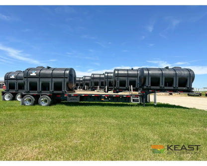 Demco 42’ Sprayer Liquid Tender Trailer - Dual 3,250 Gal Tanks 15’6’’ Deck Space Liquid Tender Trailers