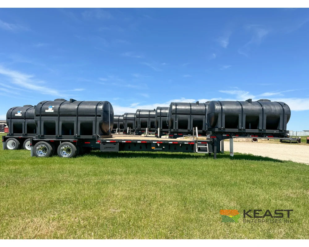 Demco 42’ Sprayer Liquid Tender Trailer - Dual 3,250 Gal Tanks 15’6’’ Deck Space Liquid Tender Trailers