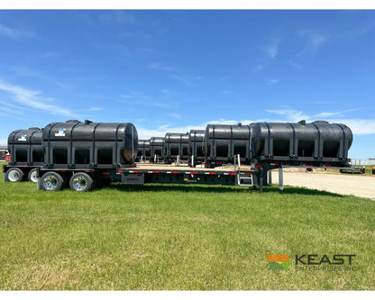Demco 42’ Sprayer Liquid Tender Trailer - Dual 3,250 Gal Tanks 15’6’’ Deck Space Liquid Tender Trailers