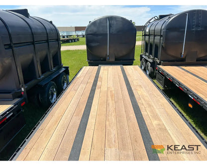 Demco 42’ Sprayer Liquid Tender Trailer - Dual 3,250 Gal Tanks 15’6’’ Deck Space Liquid Tender Trailers