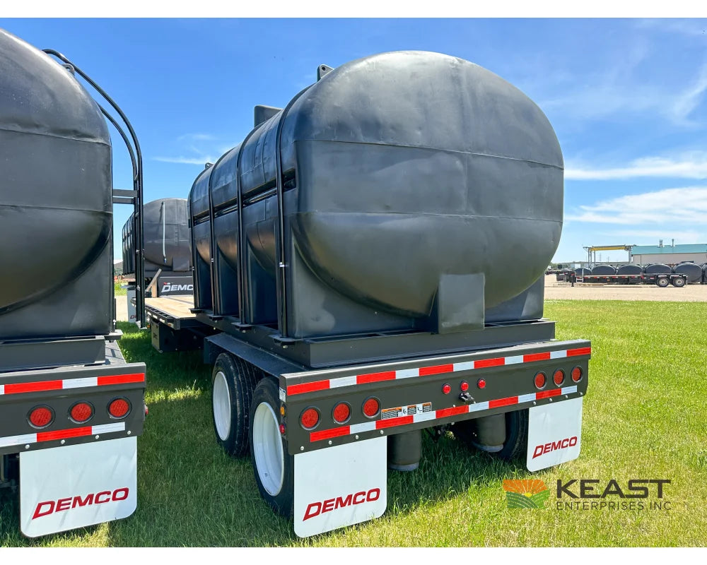 Demco 42’ Sprayer Liquid Tender Trailer - Dual 3,250 Gal Tanks 15’6’’ Deck Space Liquid Tender Trailers