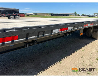 Demco 48’ Drop Deck Spread Axle Trailer - 5’ Beaver Tail Triple Ramps Air Ride Drop Deck Trailers