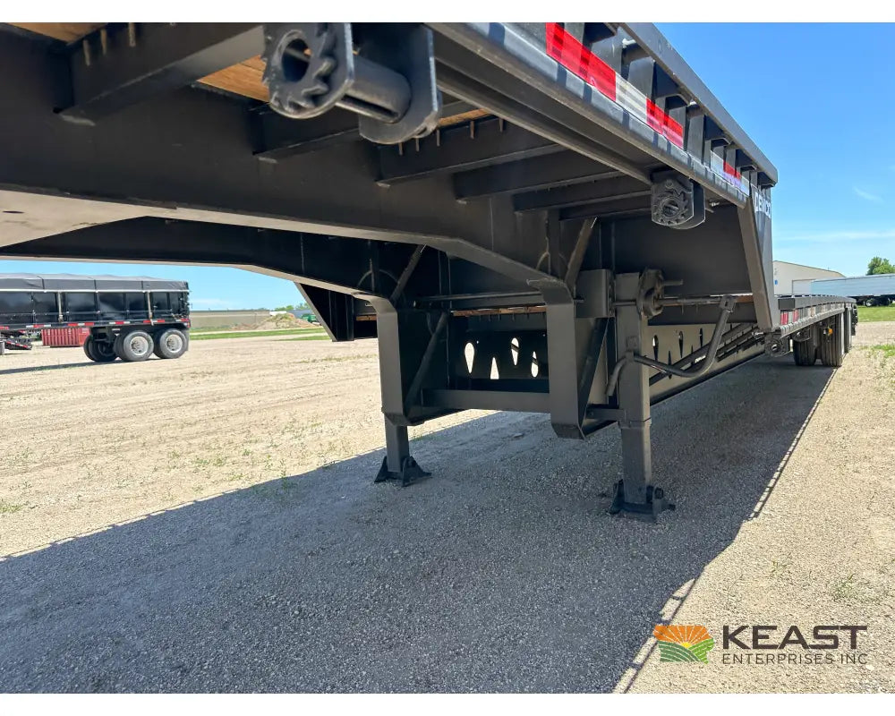Demco 48’ Drop Deck Spread Axle Trailer - 5’ Beaver Tail Triple Ramps Air Ride Drop Deck Trailers