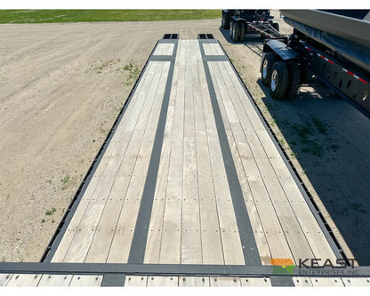 Demco 48’ Drop Deck Spread Axle Trailer - 5’ Beaver Tail Triple Ramps Air Ride Drop Deck Trailers