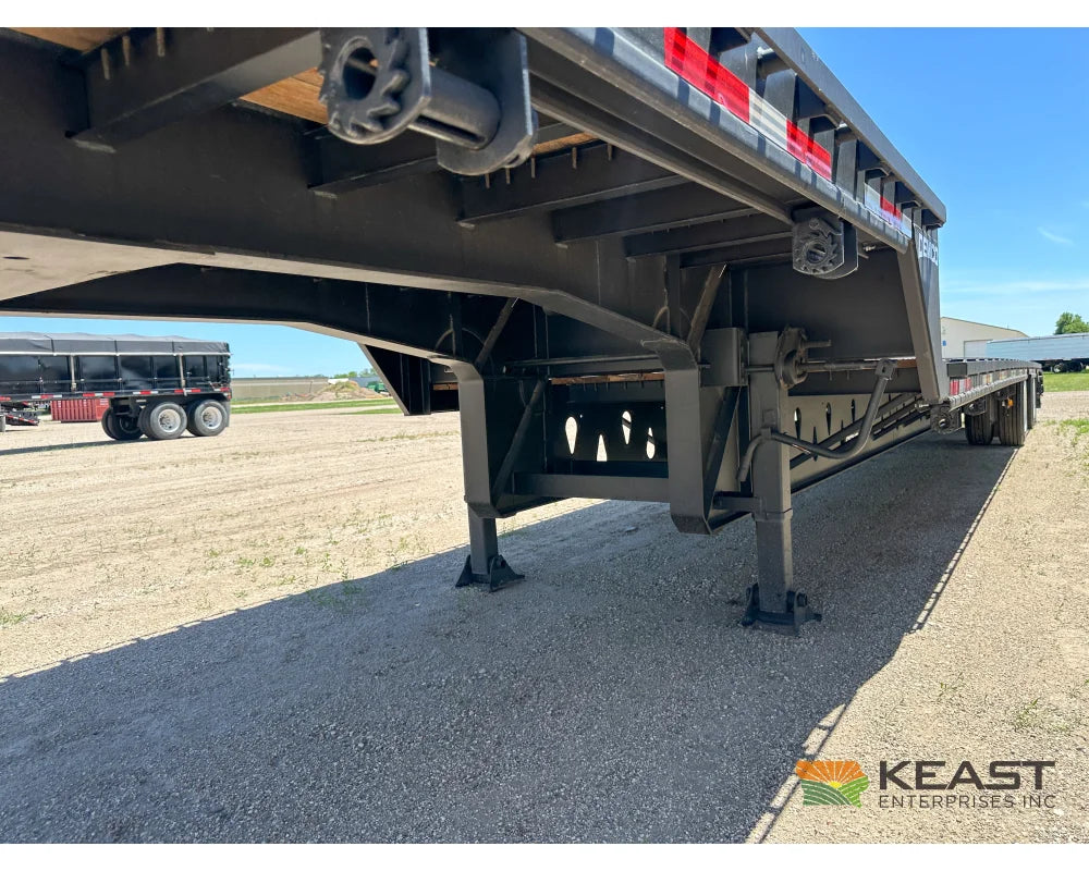 Demco 48’ Drop Deck Spread Axle Trailer - 5’ Beaver Tail Triple Ramps Air Ride Drop Deck Trailers