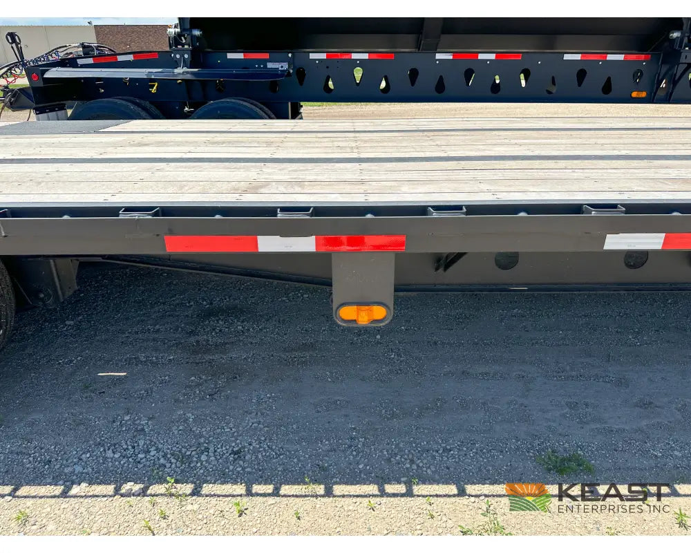 Demco 48’ Drop Deck Spread Axle Trailer - 5’ Beaver Tail Triple Ramps Air Ride Drop Deck Trailers