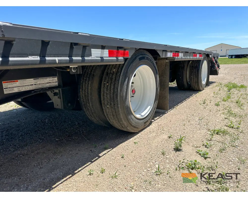 Demco 48’ Drop Deck Spread Axle Trailer - 5’ Beaver Tail Triple Ramps Air Ride Drop Deck Trailers