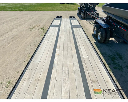 Demco 48’ Drop Deck Spread Axle Trailer - 5’ Beaver Tail Triple Ramps Air Ride Drop Deck Trailers