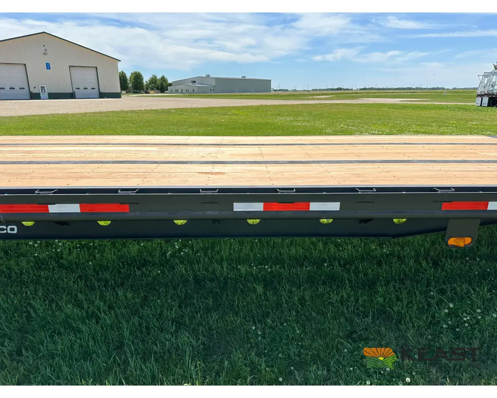 Demco 48’ Drop Deck Triple Axle Trailer 5’ Beaver Tail Triple Ramps Air Ride Drop Deck Trailers