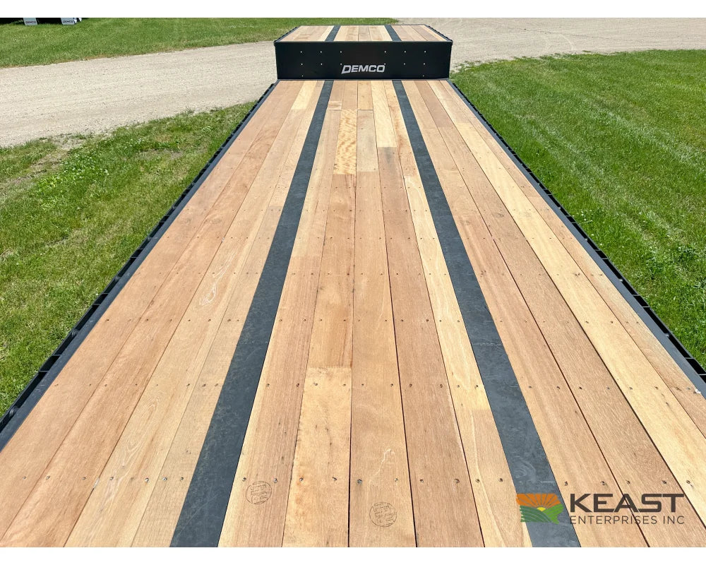 Demco 48’ Drop Deck Triple Axle Trailer 5’ Beaver Tail Triple Ramps Air Ride Drop Deck Trailers