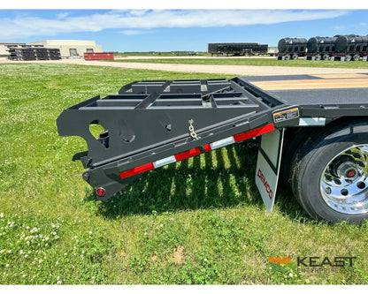Demco 48’ Drop Deck Triple Axle Trailer 5’ Beaver Tail Triple Ramps Air Ride Drop Deck Trailers