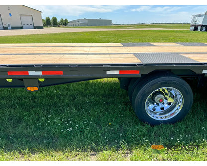 Demco 48’ Drop Deck Triple Axle Trailer 5’ Beaver Tail Triple Ramps Air Ride Drop Deck Trailers