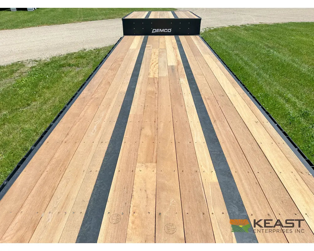 Demco 48’ Drop Deck Triple Axle Trailer 5’ Beaver Tail Triple Ramps Air Ride Drop Deck Trailers