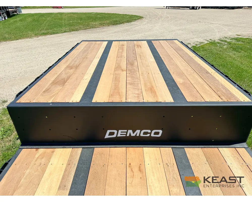 Demco 48’ Drop Deck Triple Axle Trailer 5’ Beaver Tail Triple Ramps Air Ride Drop Deck Trailers