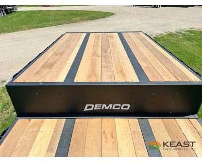 Demco 48’ Drop Deck Triple Axle Trailer 5’ Beaver Tail Triple Ramps Air Ride Drop Deck Trailers