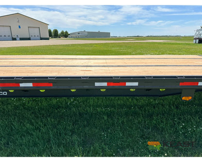 Demco 48’ Drop Deck Triple Axle Trailer 5’ Beaver Tail Triple Ramps Air Ride Drop Deck Trailers