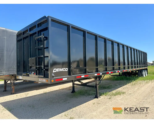Demco 48’ Gondola Steel Scrap Trailer Spring Ride 6’ Sidewall 71 Cu Yd Capacity Gondola Trailers