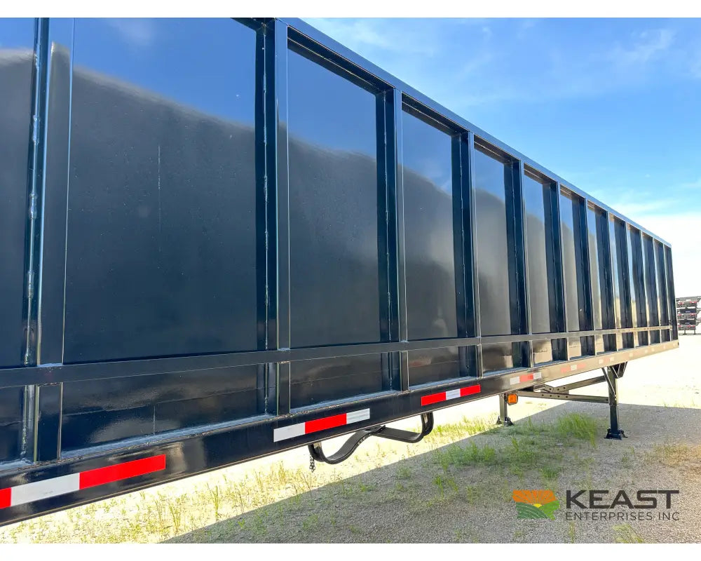 Demco 48’ Gondola Steel Scrap Trailer Spring Ride 6’ Sidewall 71 Cu Yd Capacity Gondola Trailers