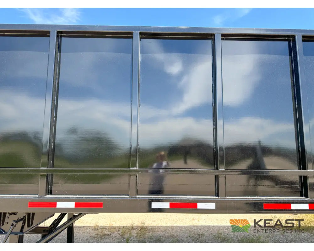 Demco 48’ Gondola Steel Scrap Trailer Spring Ride 6’ Sidewall 71 Cu Yd Capacity Gondola Trailers