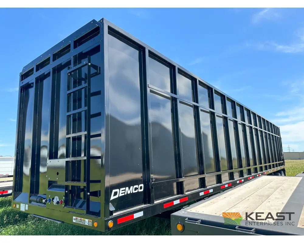 Demco 48’ Gondola Steel Scrap Trailer - Spring Ride 8’ Sidewall 113 Cu Yd Capacity Gondola Trailers