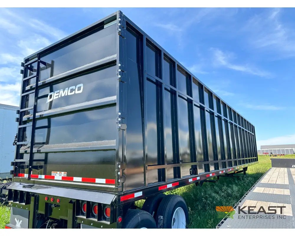 Demco 48’ Gondola Steel Scrap Trailer - Spring Ride 8’ Sidewall 113 Cu Yd Capacity Gondola Trailers