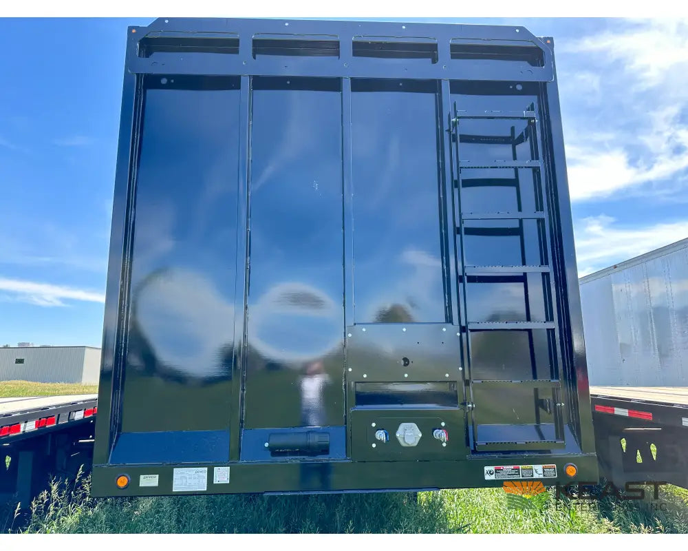 Demco 48’ Gondola Steel Scrap Trailer - Spring Ride 8’ Sidewall 113 Cu Yd Capacity Gondola Trailers