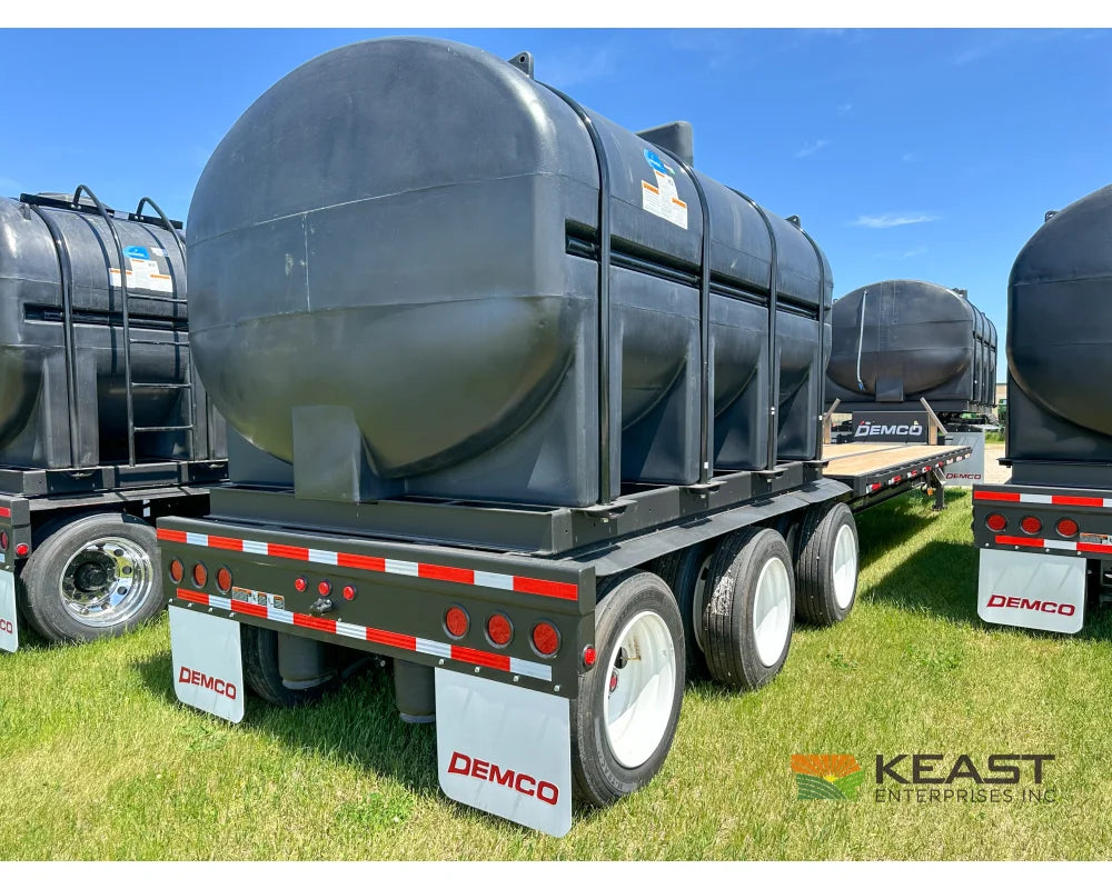 Demco 48’ Sprayer Liquid Tender Trailer Dual 3,250 Gal Tanks 21’ Deck Space Liquid Tender Trailers