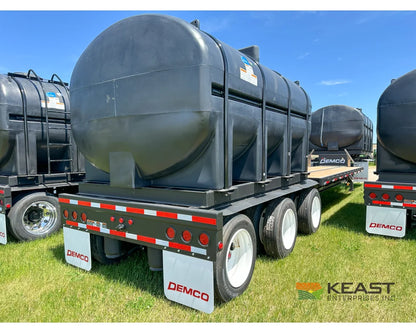 Demco 48’ Sprayer Liquid Tender Trailer Dual 3,250 Gal Tanks 21’ Deck Space Liquid Tender Trailers