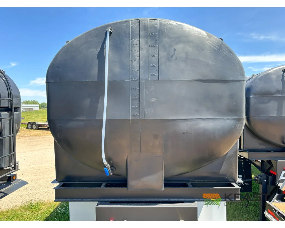Demco 48’ Sprayer Liquid Tender Trailer Dual 3,250 Gal Tanks 21’ Deck Space Liquid Tender Trailers