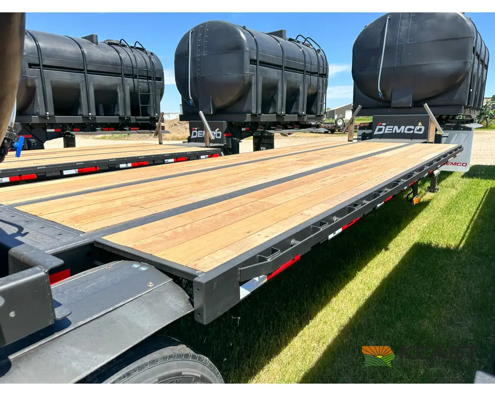 Demco 48’ Sprayer Liquid Tender Trailer Dual 3,250 Gal Tanks 21’ Deck Space Liquid Tender Trailers