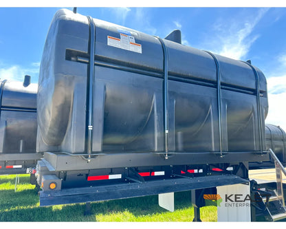Demco 48’ Sprayer Liquid Tender Trailer Dual 3,250 Gal Tanks 21’ Deck Space Liquid Tender Trailers