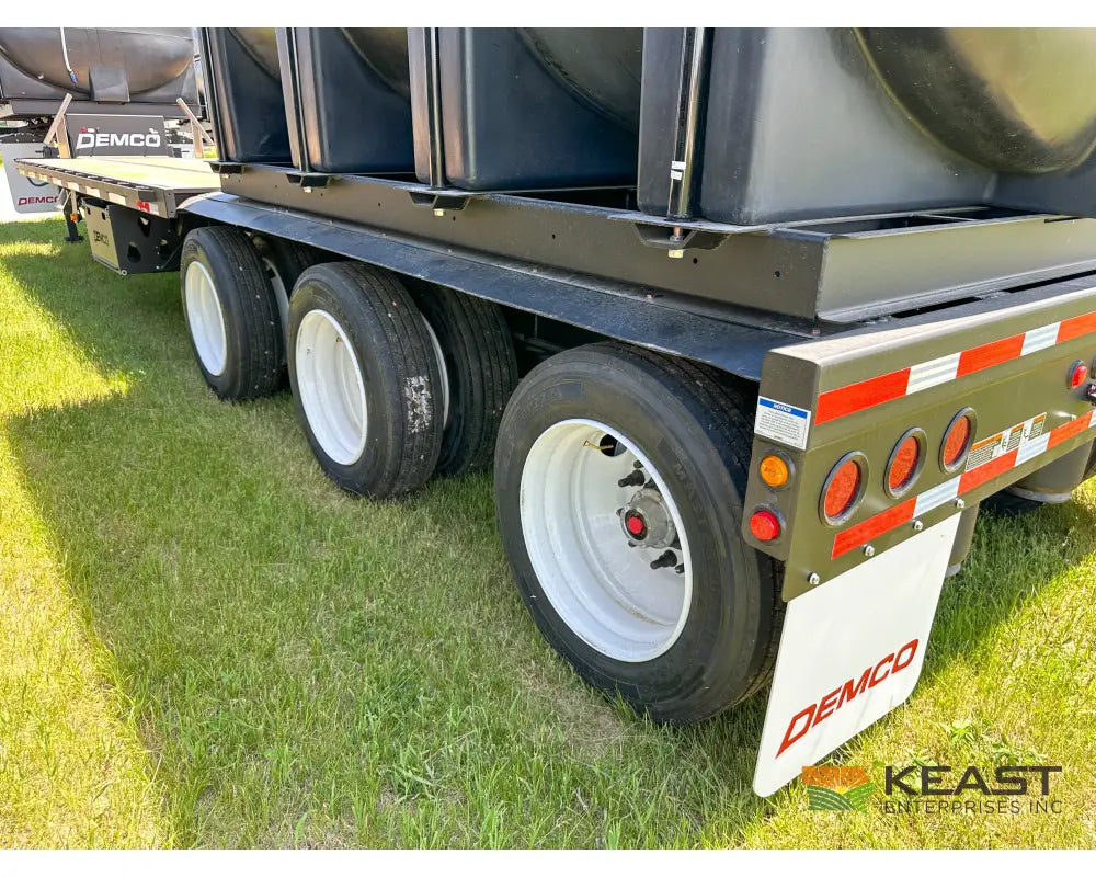 Demco 48’ Sprayer Liquid Tender Trailer Dual 3,250 Gal Tanks 21’ Deck Space Liquid Tender Trailers