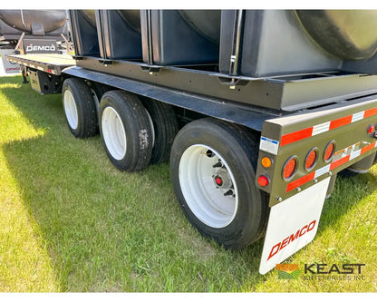 Demco 48’ Sprayer Liquid Tender Trailer Dual 3,250 Gal Tanks 21’ Deck Space Liquid Tender Trailers