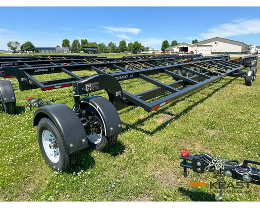 Demco HT32 32’ Header Trailer - 6,000 lb Flex Axles Header Trailers