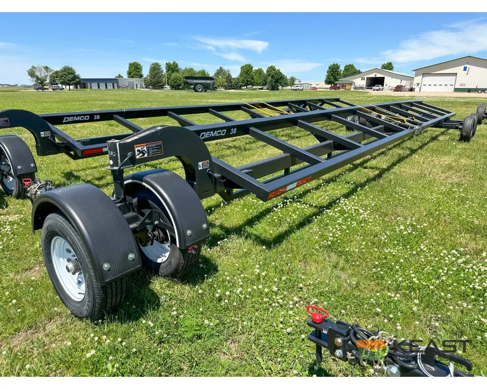Demco HT38 38’ Header Trailer - 6,000 lb Flex Axles Braking Axle Header Trailers